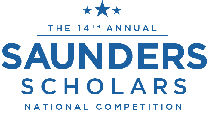 14th Annual Saunders Scholars National Competition logo